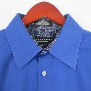 Crazy Horse Men's Button Up Shirt Size 16.5